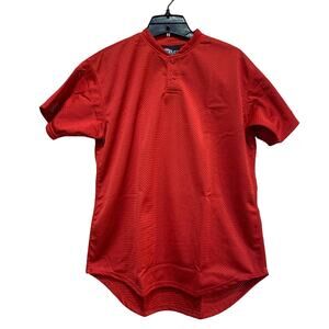 New Tag Team Uniform Youth XL 1/4 Button Baseball Mesh Short Sleeve Jersey